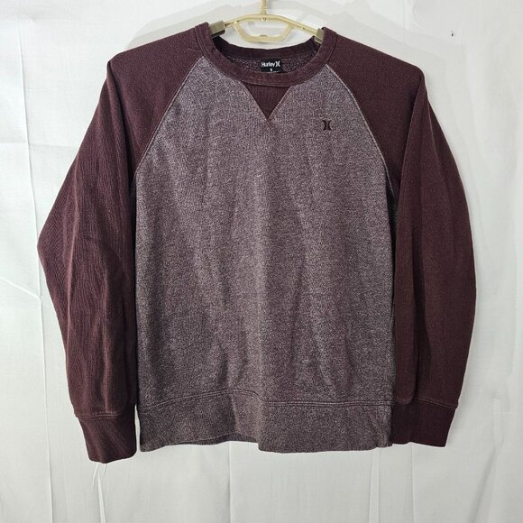 Hurley Other - Hurley Sweater Mens Small Red Long Sleeve Crew Neck Thermal Shirt Skater